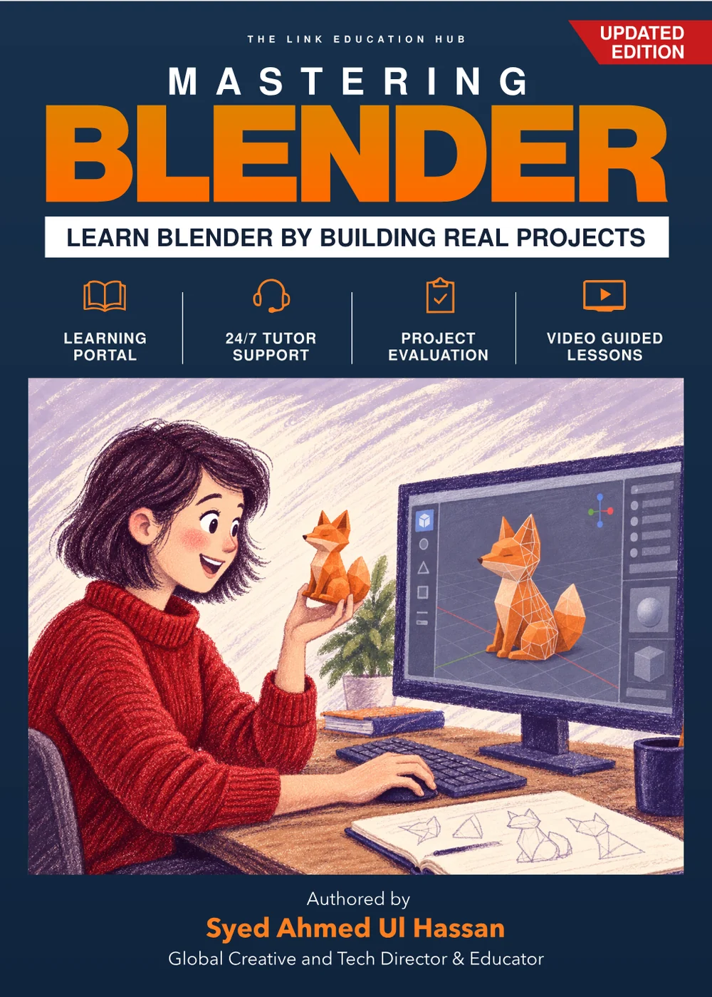 Mastering Blender book cover